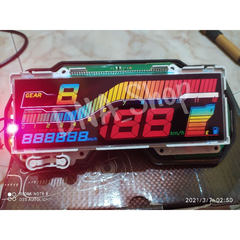 Stiker Sticker Lcd Spidometer Speedometer Yamaha All New Vixion 150 / FZ150i