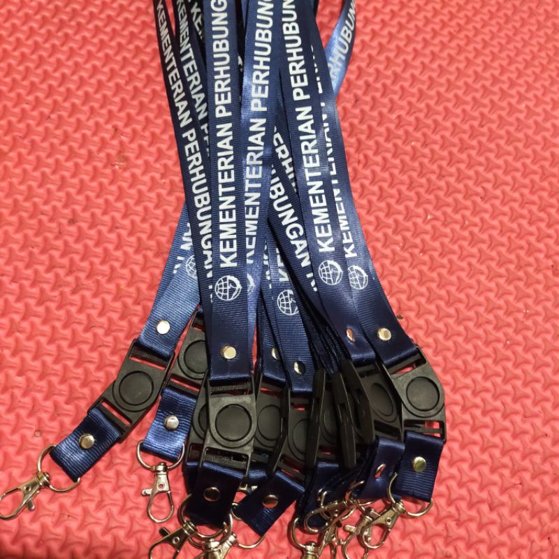lanyard kementerian perhubungan RI/tali id card kementerian perhubungan RI