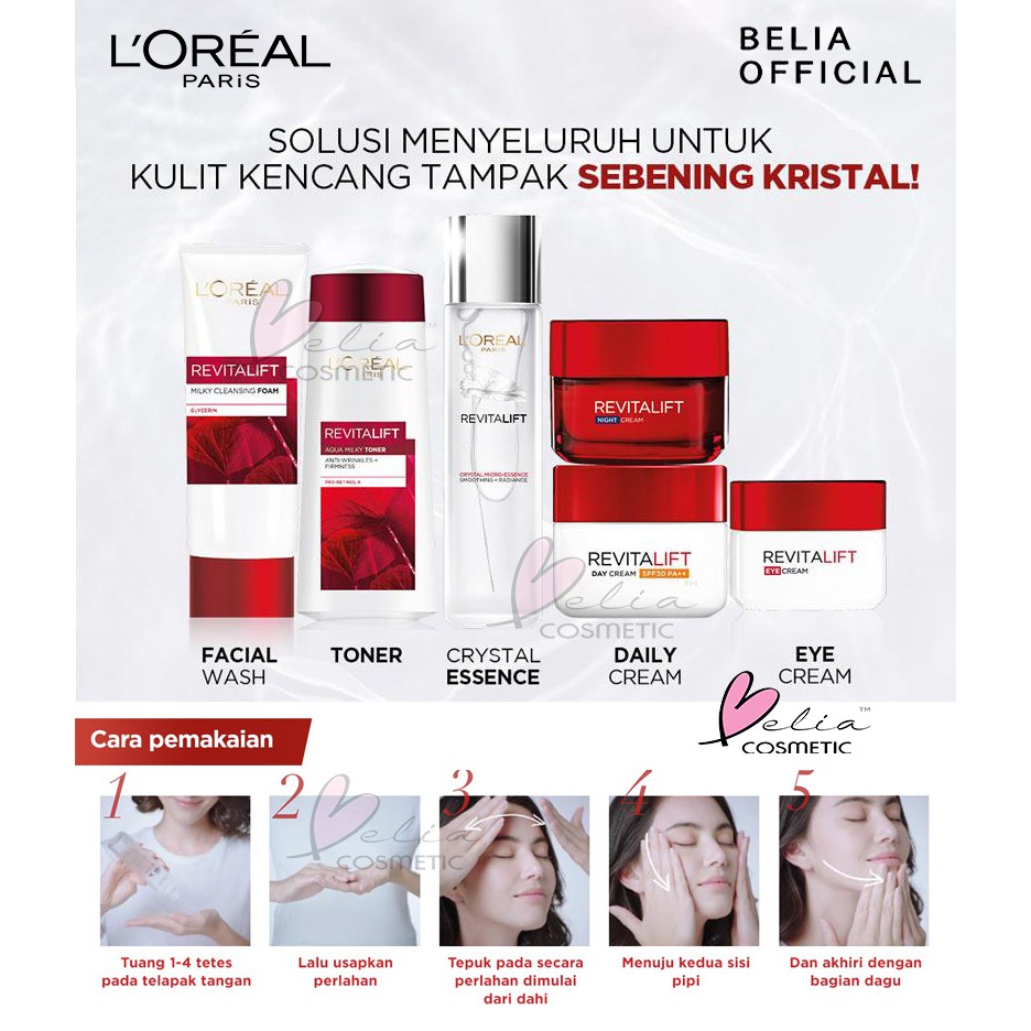 ❤ BELIA ❤ L'Oreal RevitaLIFT Crystal Micro Essence w Centella Asiatica + Skin Brightening LOREAL Serum 22 ml | 65 ml | 130 ml