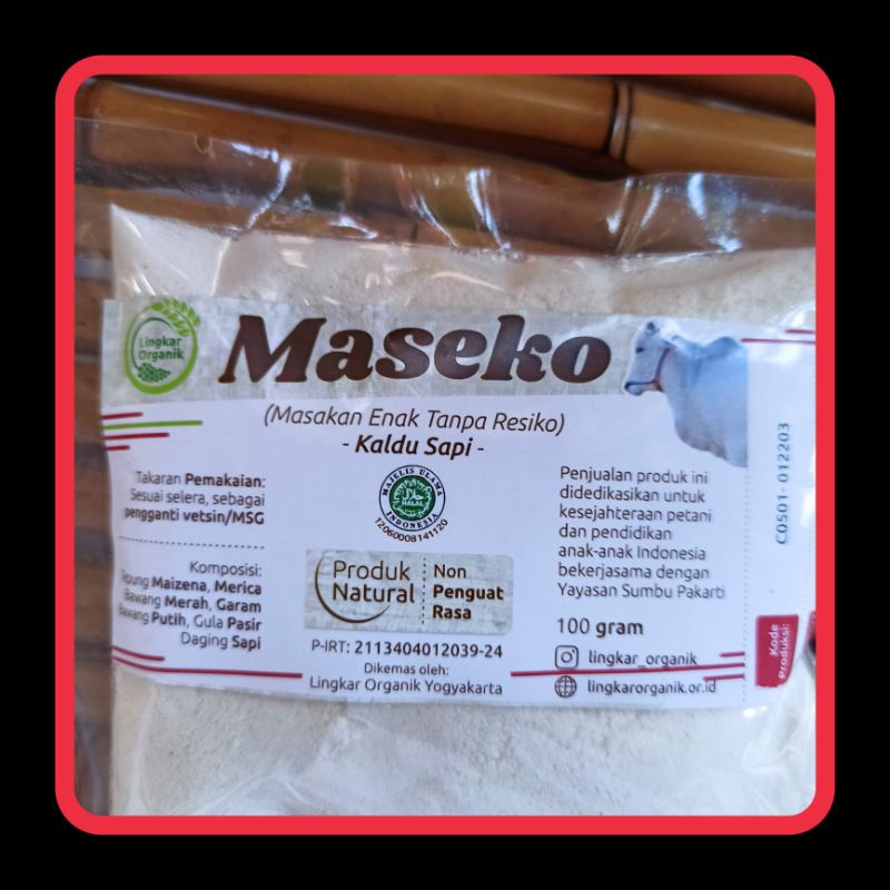 Kaldu Maseko Refill - Varian Ayam - Sapi - Jamur - Daun Kelor - 100 gram