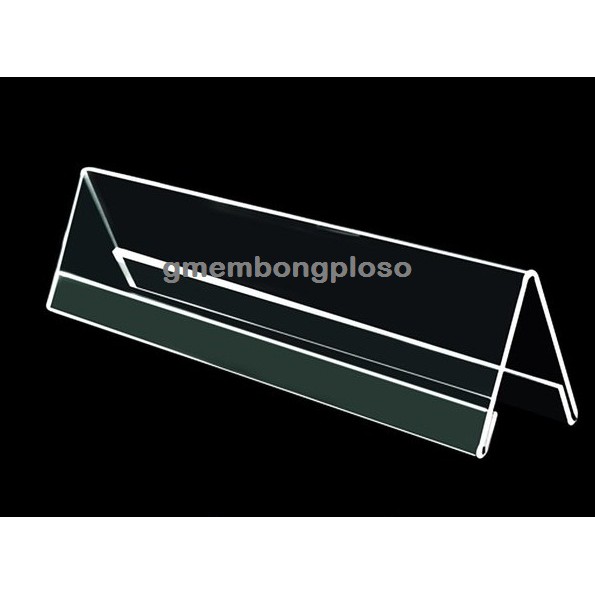 

Sign Holder Acrylic - Acrylic name tage/papan nama meja/sign hoder/name stand