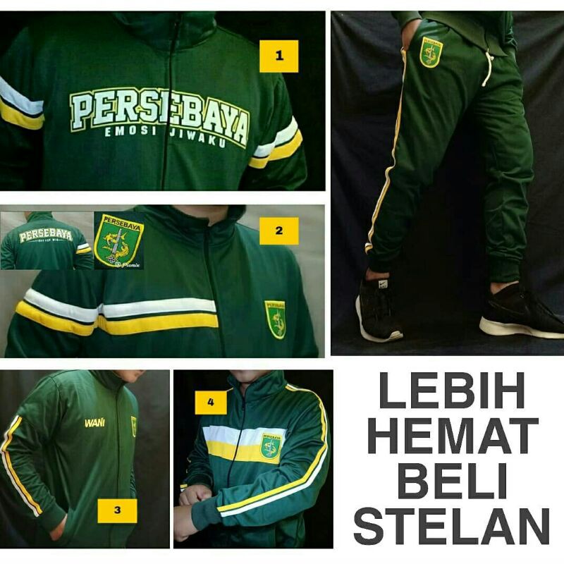 PROMO STELAN JAKET TRACTOP & TRAINING PERSEBAYA