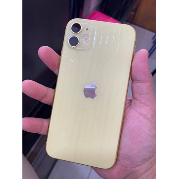 iphone 11 yellow 128GB seken resmi ibox