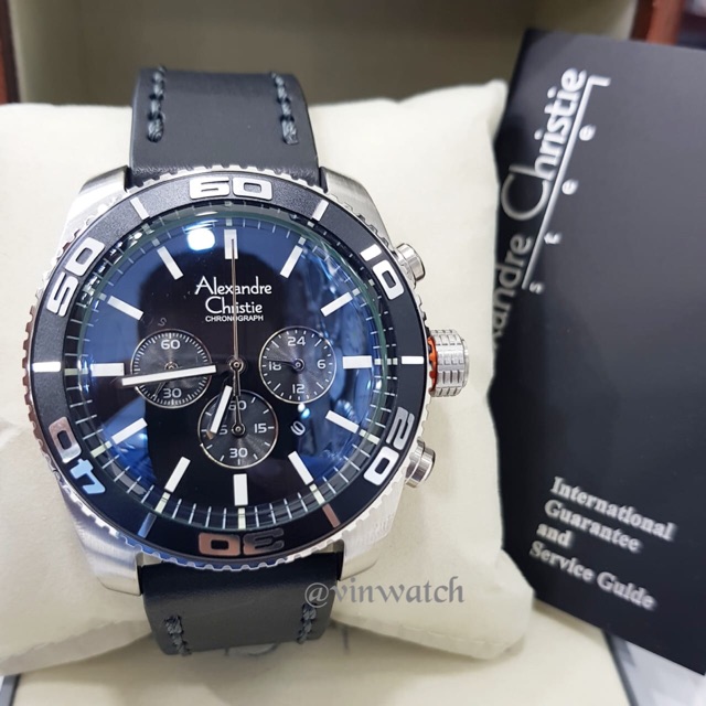 Alexandre Christie 6500 silver black