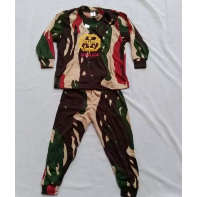 KAOS ANAK LORENG KOPASSUS/STELAN LENGAN PANJANG