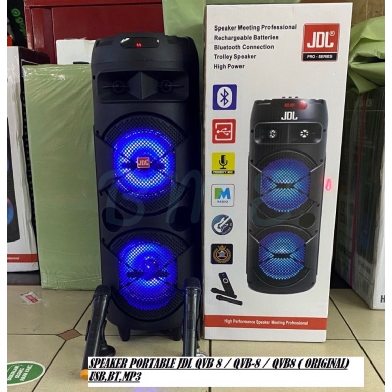 SPEAKER PORTABLE WIRELESS JDL QVB 8