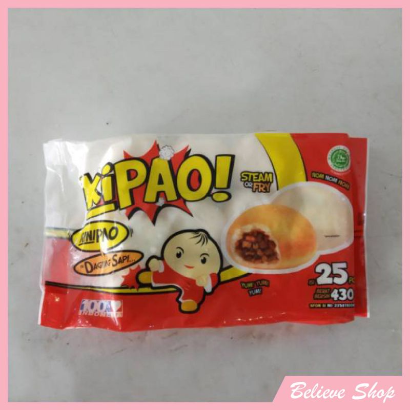 

Mini Bakpao Kipao Daging Sapi 430 gr