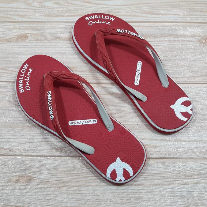 Best Seller Original Sandal Swallow Online / Sandal Jepit Dewasa. Sw002 - Ungu, 9