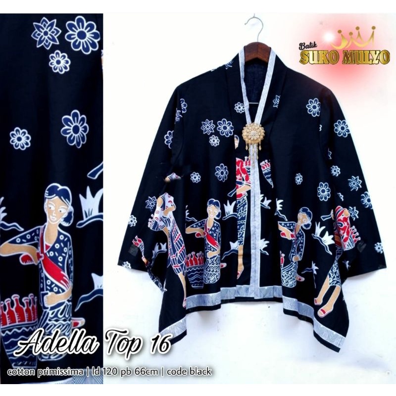 Blus Batik W Tejo Blus Adella Tejo Termurah