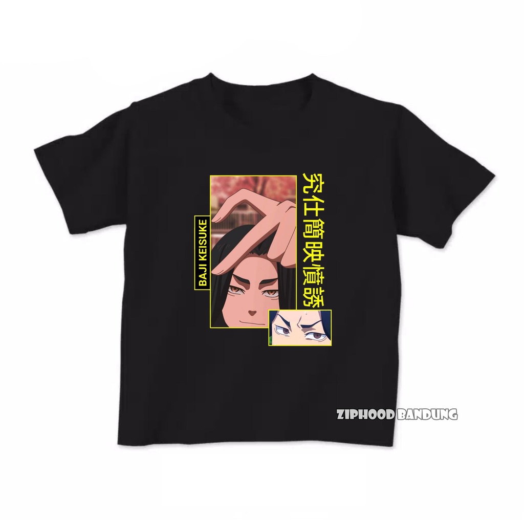 ZIPHOOD BANDUNG - Tshirt Kaos Anak Laki Laki Baji Keisuke Anime Tokyo Revengers 730