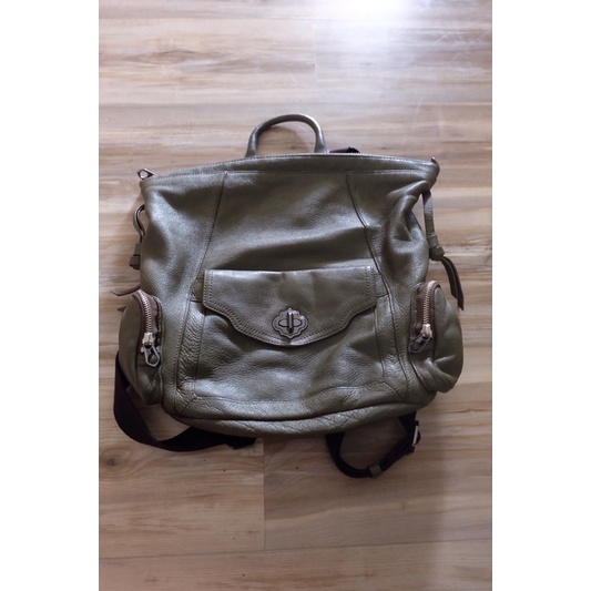 Oryani oryany ransel kulit mantul hijau rare item