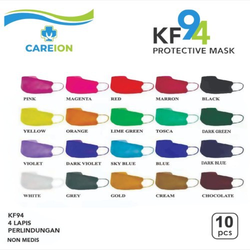 PROMO Masker KF 94 Masker KF94 Masker 4D Masker KF94 KOREA 4ply KF94 Warna HARGA PER PC