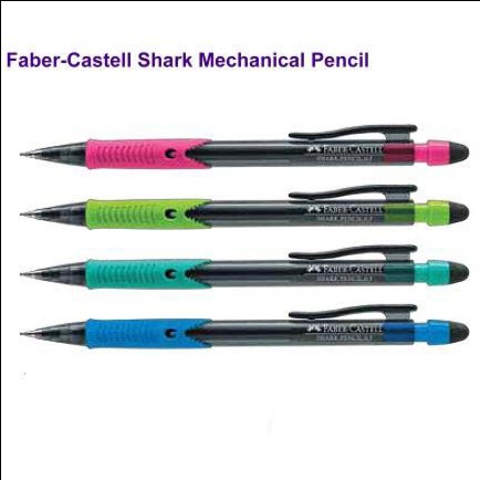 

FABER CASTELL SHARK MECHANICAL PENCIL 0.5MM / PENSIL MEKANIK FABER