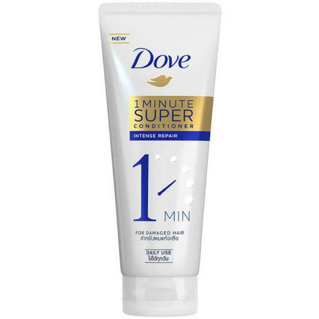 DOVE Conditioner 1 Minute Super Intensive Damage - perawatan rambut rusak 70ml