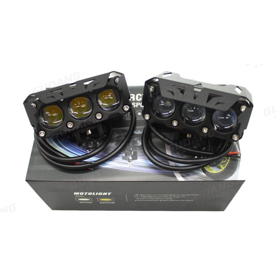 Lampu Sorot | Lampu Tembak | Mini Projie | Mini Projie 3Lensa