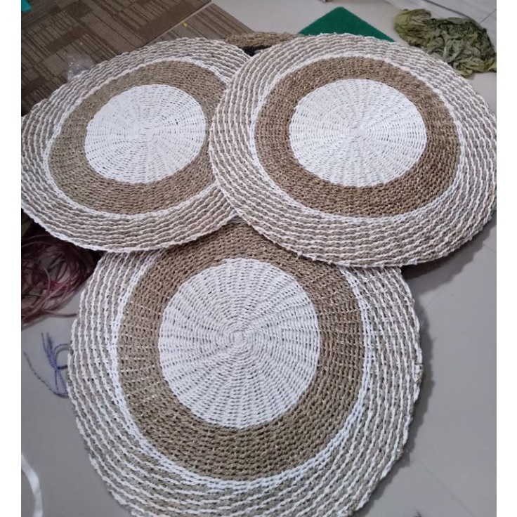 RUG ANYAM SEAGRAS MIX SINTETIS D100//FLOOR MAT//KARPET ANYAM