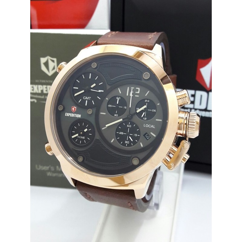 Jam Tangan Pria Alexandre Christie AC 6396 MT DBWRGBL Original Kulit