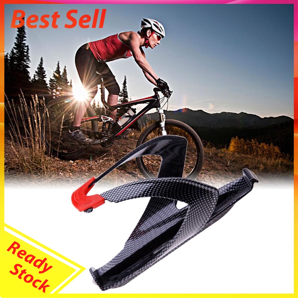 Carbon Fiber Road Bicycle Bike Cycling Water Bottle Holder Rack Cage