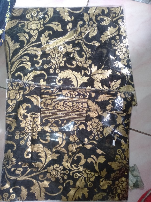 Batik Couple Keluarga Sania Ruffle Ori Ndoro Jowi Dnt Motif Prada Bakung