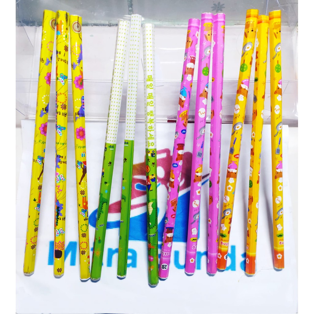 

Pensil Kayu 2B Fancy 12 pcs