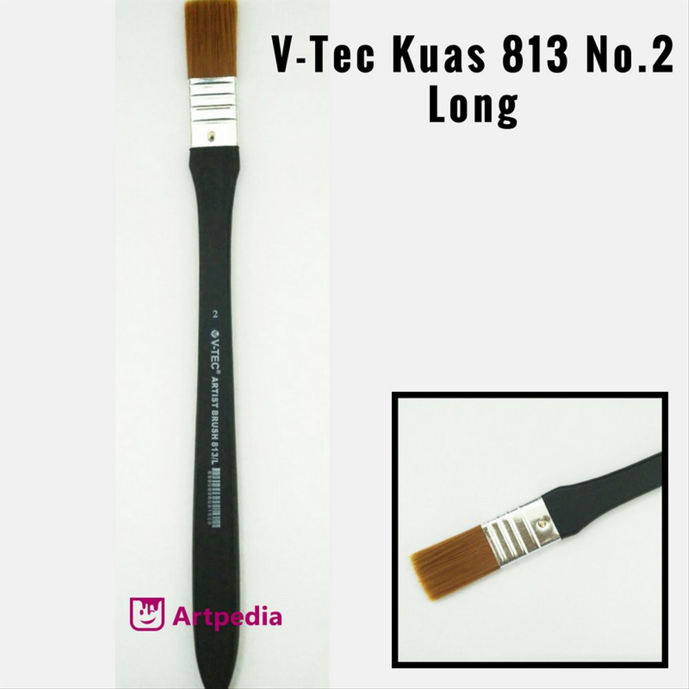 

Jual V-Tec Kuas 813 No.2 Long - Kuas Lukis Berkualitas