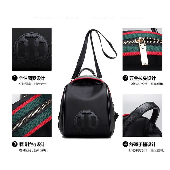 Tas Ransel Hitam Modern Bag for Woman / TAS RANSEL WANITA/ TAS WANITA MODERN Travel backpack