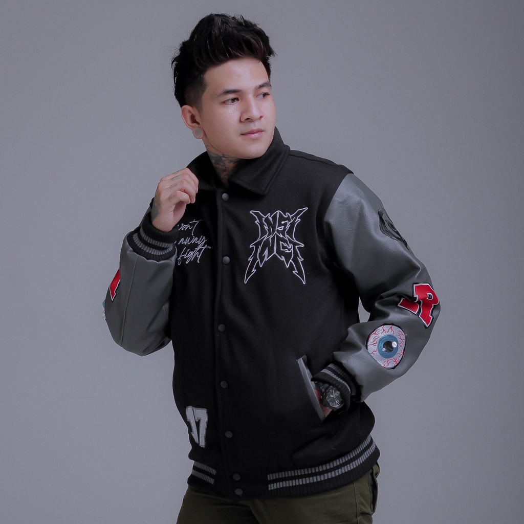 JAKET VARSITY ORIGINAL BY INSTINCT SKULL DEVIL