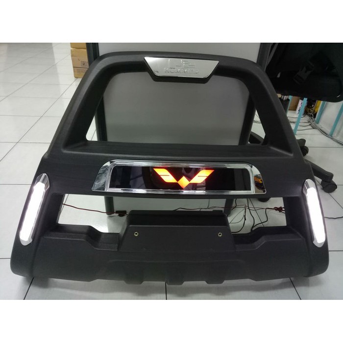 Front Bumper Tanduk Depan Bemper Wuling Confero S With LED