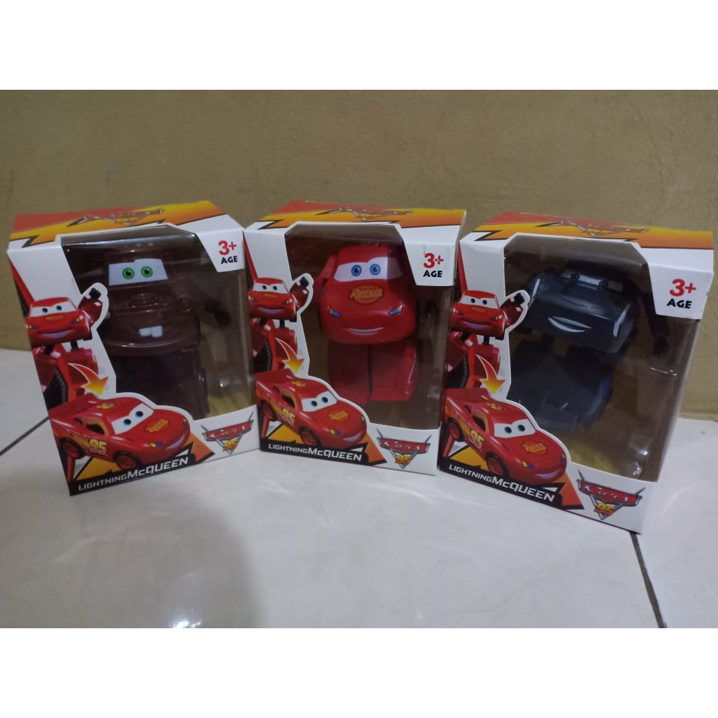 Mainan ROBOT Cars McQueen Transformation