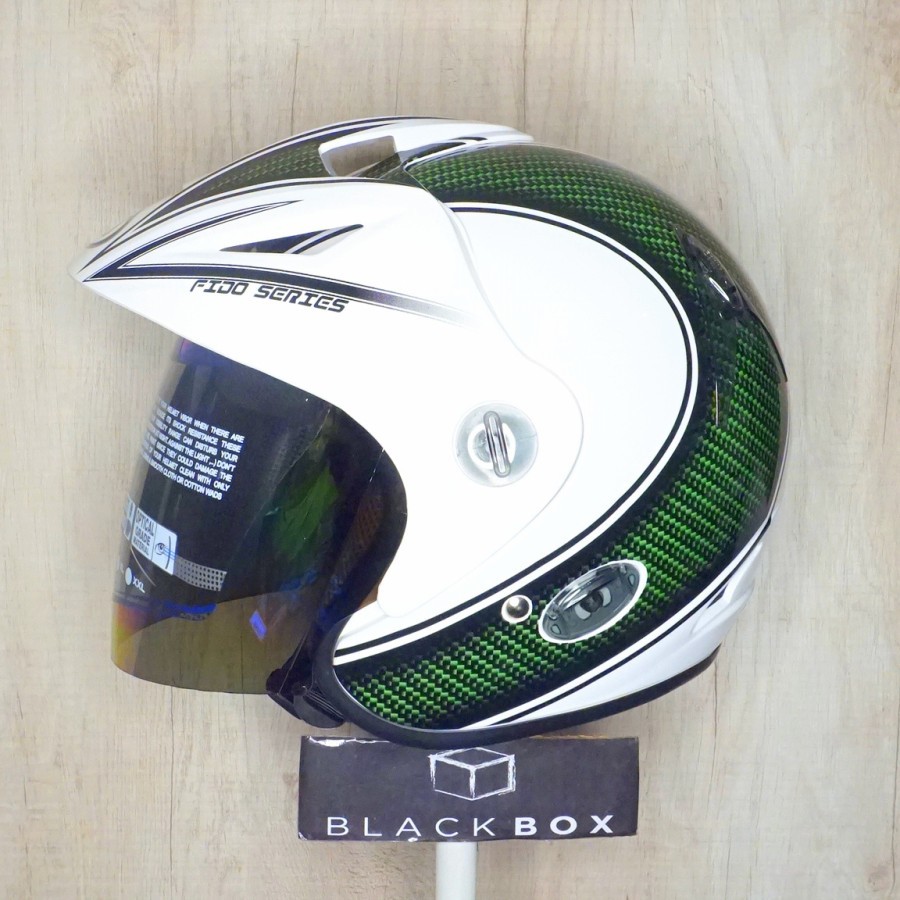 MDS Fido #2 White Carbon Green