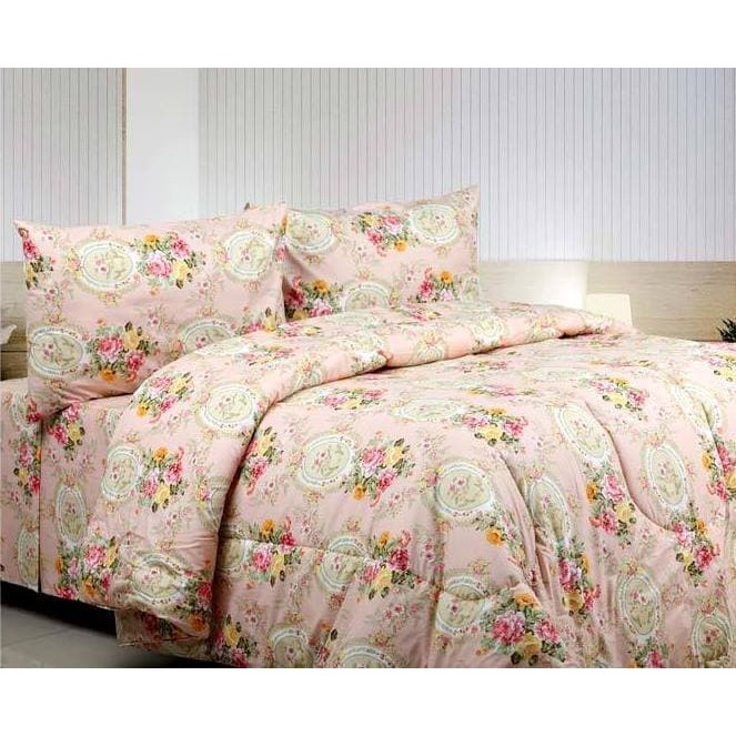 Bedcover Set Katun Jaxine Shabby Salem