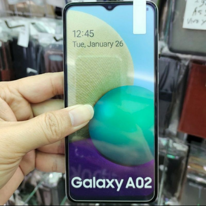 Samsung A12 A02s A02 M02 tempered glass anti gores kaca bening