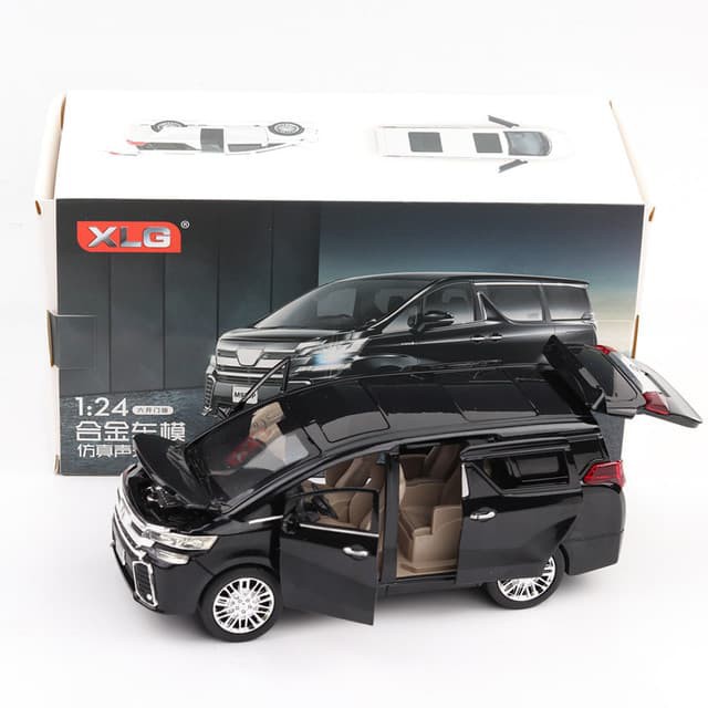 Diecast XLG diecast miniatur mobil Toyota Vellfire voxy 1/24 metal besi
