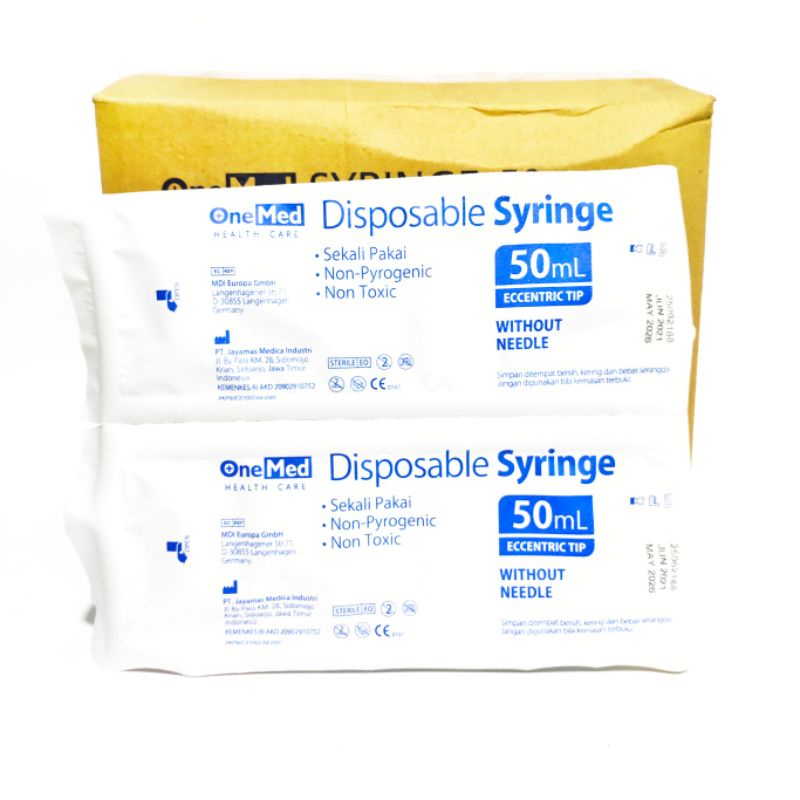 PS / SIRINGE SPUIT 50 Ml (LL / EC / CATH TIP) BOX