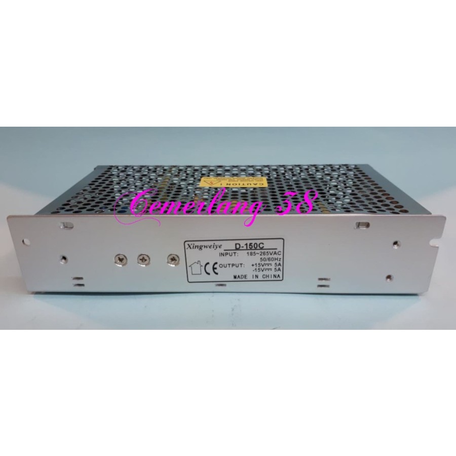 PD D150C Double / Dual Output Switching Power Supply +15V 5A -15V 5A