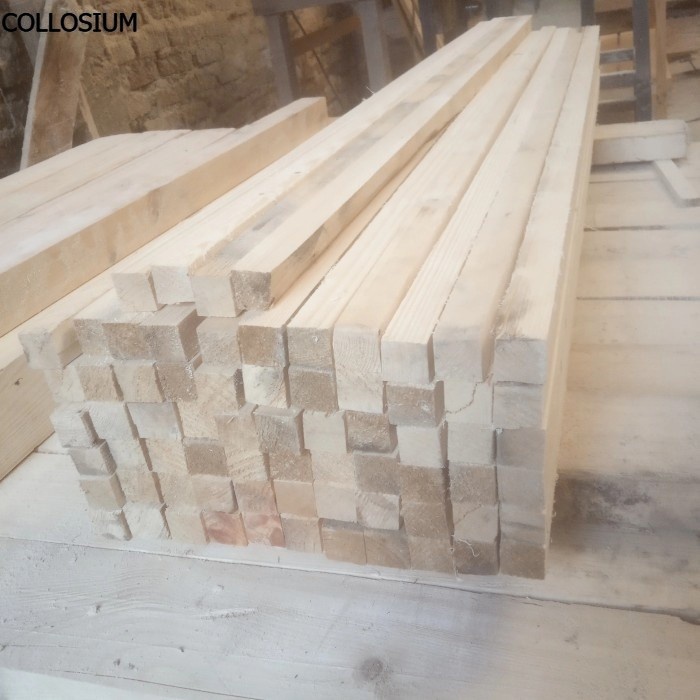 Kaso Kayu Jatibelanda 100x2x3 Isi 10pcs Kaso Kaki Meja Kayu Pinus Bisa Custom Ukuran Sesuai Kebutuha