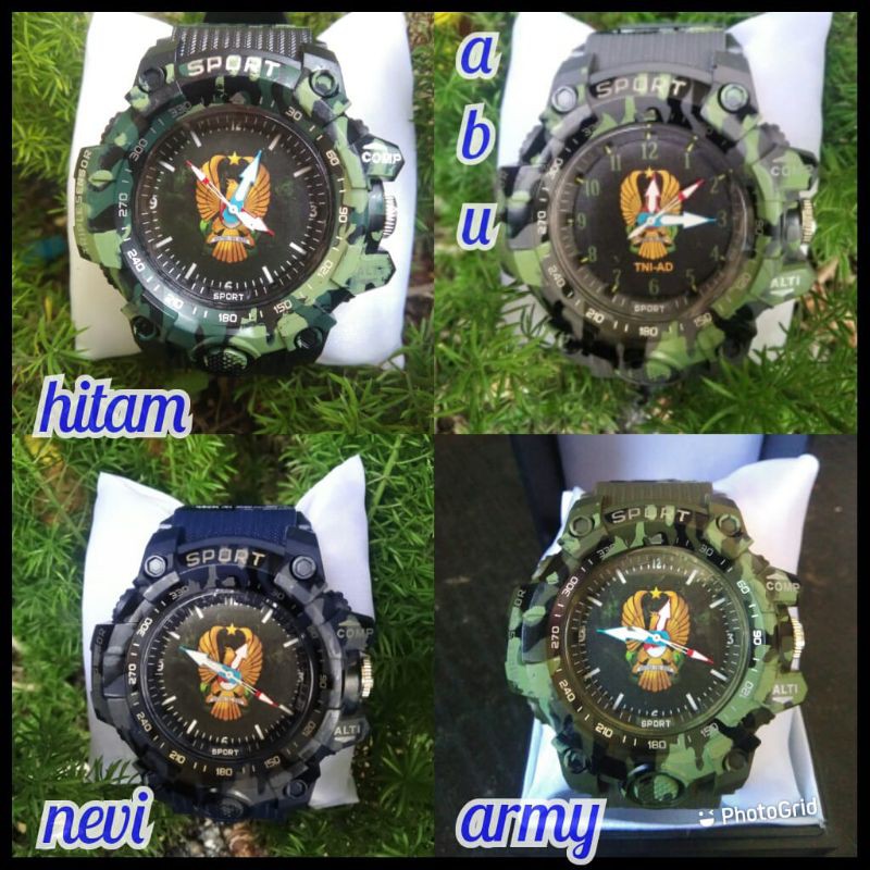 jam army loreng logo custom TNI DLL