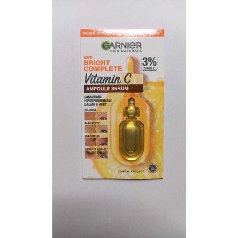 garnier bright complete vitamin c ampoule serum [1,5ml]