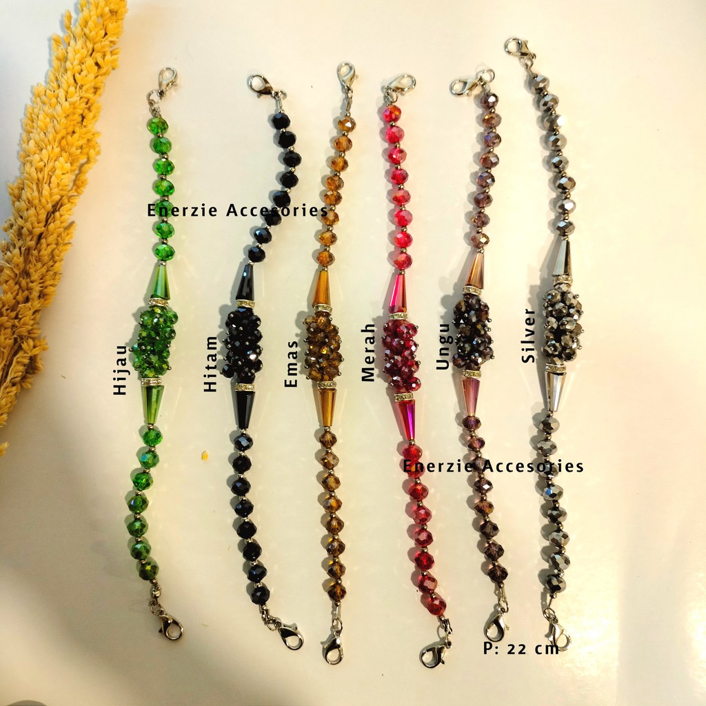 Konektor Masker Kristal/ Tali Masker Hijab/ Konektor Masker Terbaru (025)