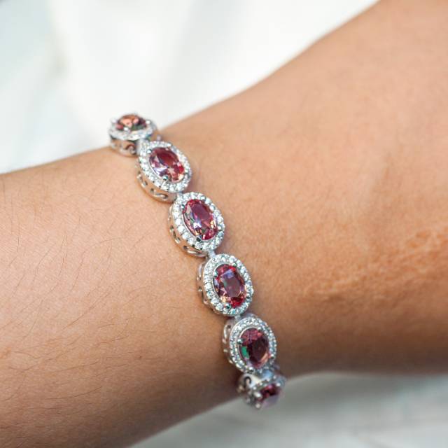 Gelang Zultanite Silver 925 Karat Asli Turki