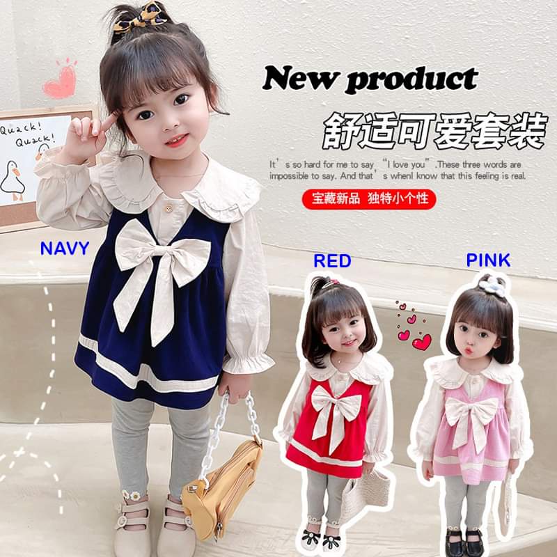 Setelan Anak Perempuan Outer Big Ribbon