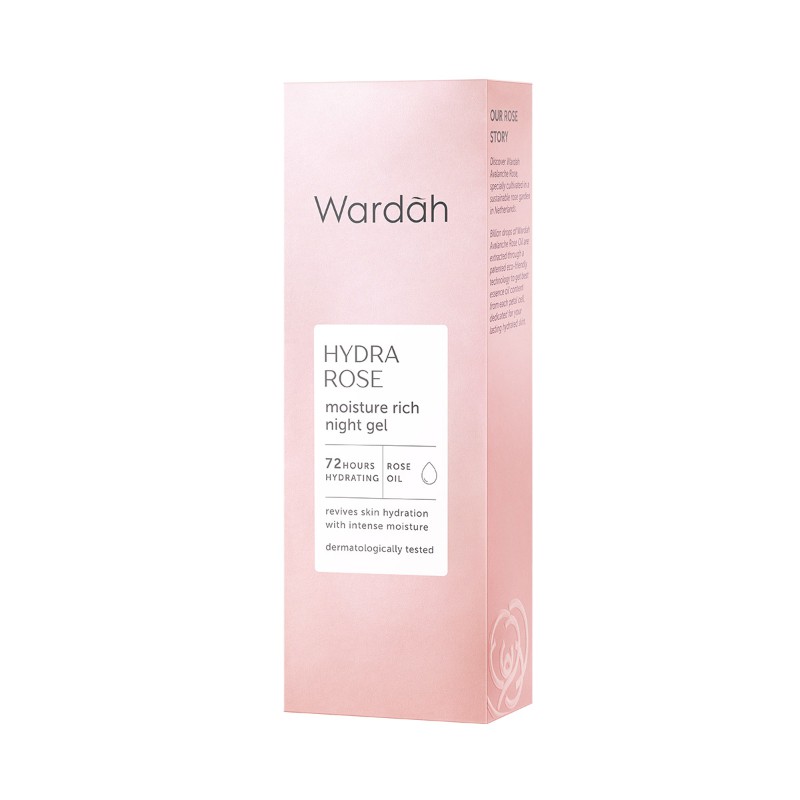 Wardah Hydra Rose Moisture Rich Night Gel 17ml