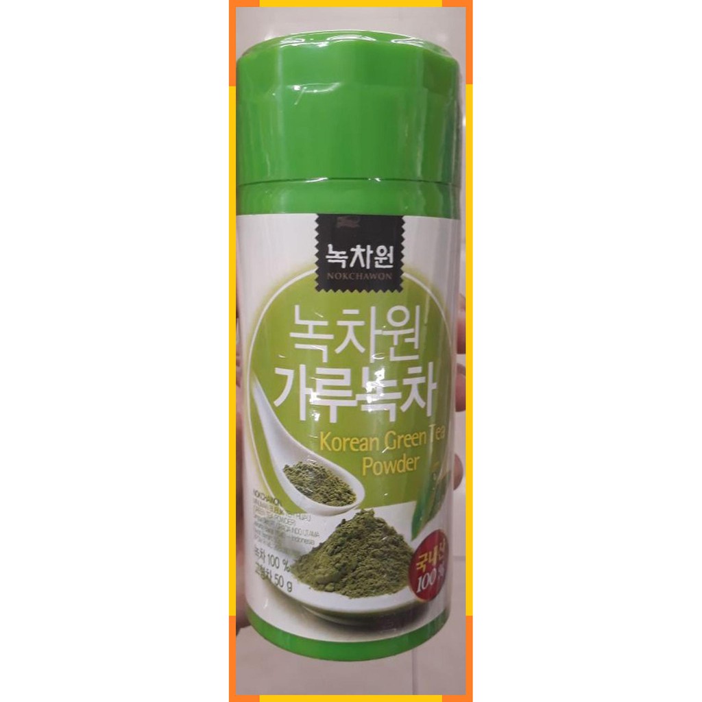 

Korean Green Tea powder Nokchawon 50 gram long expired