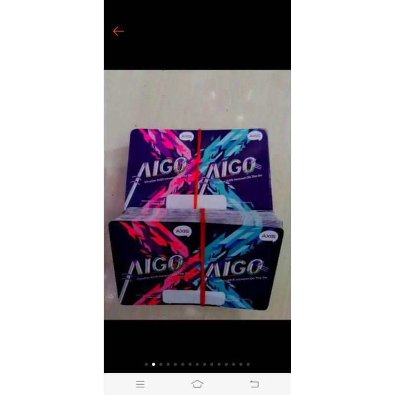 vocer axis Aigo Bigbro bonus kuota lokal jawa