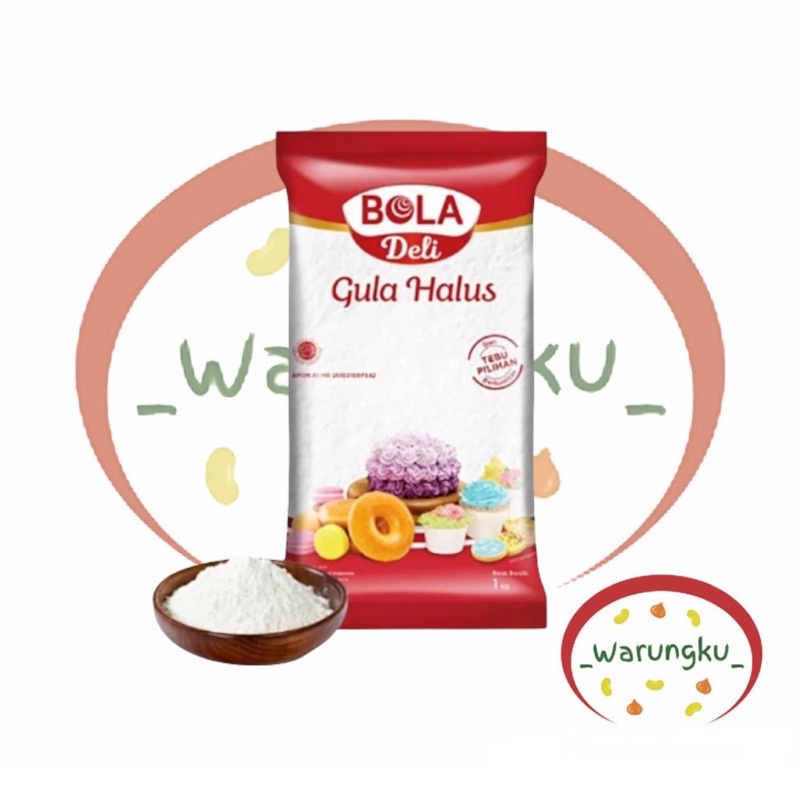 

BOLA DELI Tepung Gula Halus 500gr