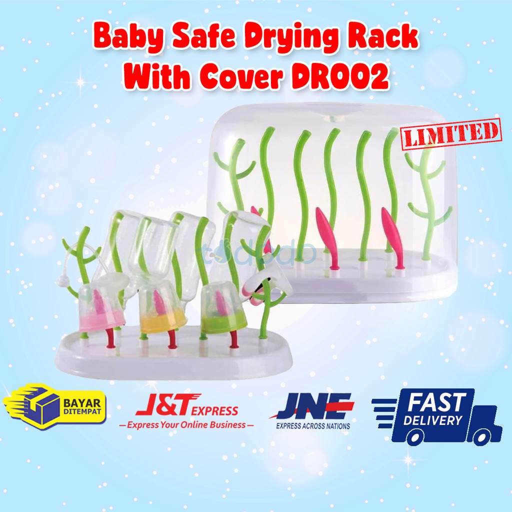 Baby Safe Drying Rack With Cover DR002 / Rak Pengering