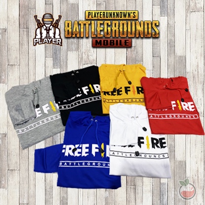 Lilipop.id Sweater Pria Free Fire PUBG Hoodie Jumper