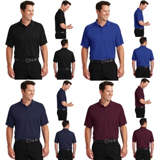 Sport-Tek Polo Shirt Golf Black | Kaos Polo Sport Pria