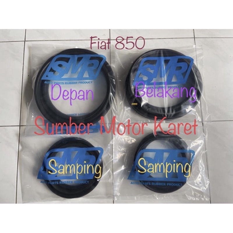 Karet Kaca Fiat 850 Polos ( Set )