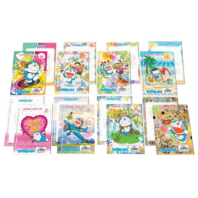 

Kertas Binder Loose Leaf Ukuran A5 25 Kiky Motif Fancy - Satuan ESB